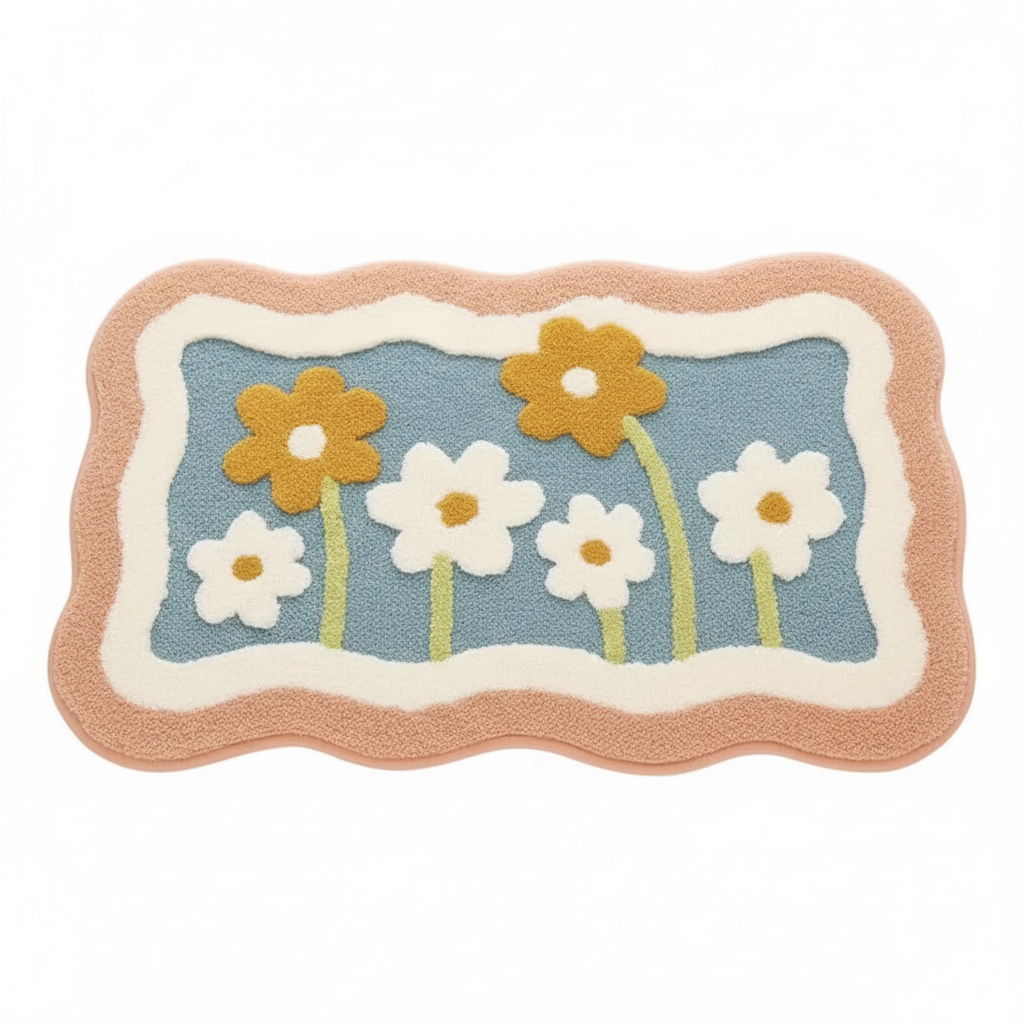 VIKCLIQUE Premium Microfiber Super Soft Anti-Slip Doormat